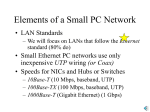 Elements of a Small PC Network