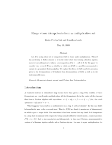 Rings whose idempotents form a multiplicative set