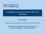 Lithosphere structure of Central Asia and Tien Shan