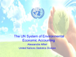 The UN System of Environmental Economic Accounting