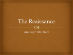 The Reaissance - West and the World History