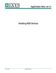 AN-131 Handling MOS Devices - IXYS Integrated Circuits Division