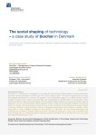 The social shaping of technology – a case study of biochar in Denmark