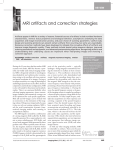 MRI artifacts and correction strategies