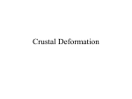 Crustal Deformation