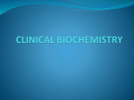 Clinical biochemistry (0) introduction