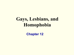 Gays, Lesbians, and Homophobia