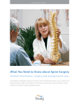What You Need to Know about Spine Surgery