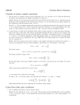 MECH1 Problem Sheet 6 Solutions Constants of motion, angular