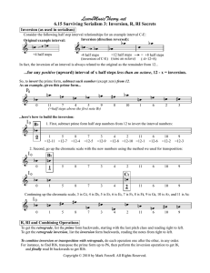 Inversion, Retrograde, Retrograde Inversion