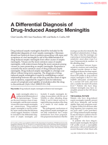A Differential Diagnosis of Drug