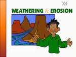 Information on Weathering and Erosion