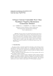 S-Type Current Controlled New Class Nonlinear Negative