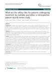 What are the safety risks for patients undergoing treatment by