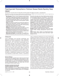 Preprohypocretin Polymorphisms in Parkinson Disease