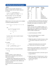 Mathematical techniques Word document