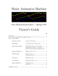 Music Animation Machine Viewer`s Guide