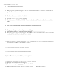 Honors Biology Ch 6 Review sheet