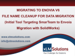 Migrate to ENOVIA V6 File Name Cleanup for Data