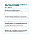 Patient and colleague feedback template