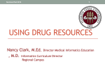 Drug resources - FSU College of Medicine