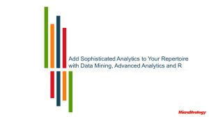 Add Sophisticated Analytics to Your Repertoire with Data Mining