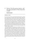 4. Keynes, Post Keynesian analysis, and the open economies of the