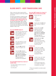 Blood safety leaflet