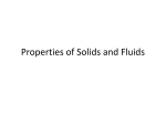 Properties of Solids and Fluids
