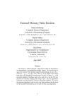 External Memory Value Iteration