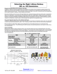 Selecting the Right Lithium Battery BR -vs- CR Chemistries