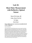 Lab 10: Heart Rate Measurement with Reflective