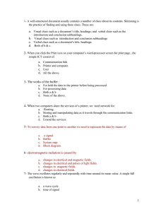 1- A well-structured document usually contains a number of clues