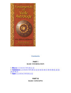 Fundamentals of Vedic Astrology - Hindu Temple of Greater Cincinnati