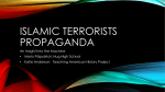 10IA Terrorist Propaganda Image Analysis PPT