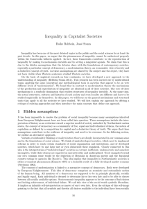 Inequality in Capitalist Societies - Der WWW2