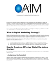 How to Create an Effective Digital Marketing Strategy