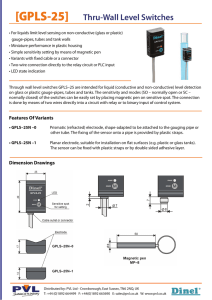 [GPLS-25] Thru-Wall Level Switches