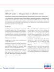 QIAxcel® system — linkage analysis of zebrafish mutants