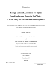 Energy Demand Assessment for Space Conditioning - Invert/EE-Lab