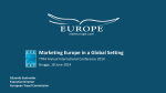 Marketing Europe in a Global Setting