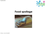 Food spoilage PowerPoint