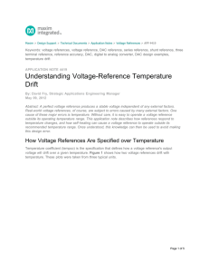 Understanding Voltage-Reference Temperature Drift