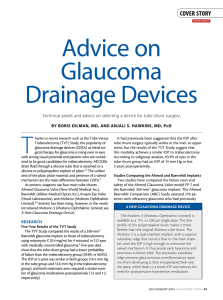 Advice on Glaucoma Drainage Devices