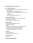 PHARMACOKINETICS: Absorption (p.1) Intro.: “fully absorbed” drug