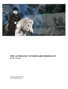Astrology of Bernard Herrmann - The Bernard Herrmann Society