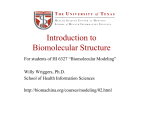 Introduction to Biomolecular Structure