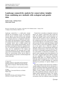 Landscape connectivity analysis for conservation