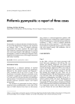 Piriformis pyomyositis: a report of three cases