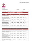 Area of Evaluation - Communication Area of Evaluation – Problem